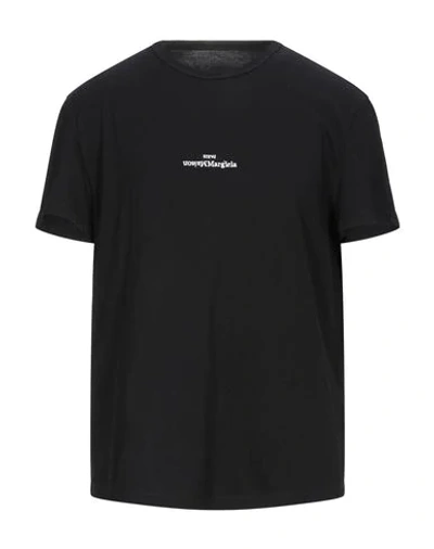 Shop Maison Margiela Man T-shirt Black Size 36 Cotton