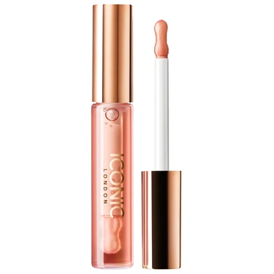 Shop Iconic London Lustre Lip Oil She's A Peach 0.2 oz/ 6 ml