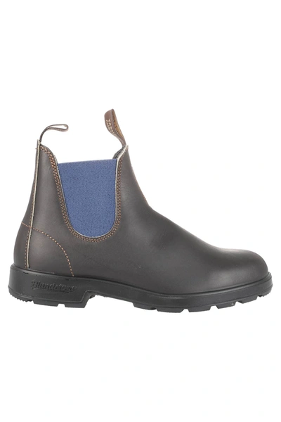 Shop Blundstone Boots In Rown Pale Blue Marrone Blu