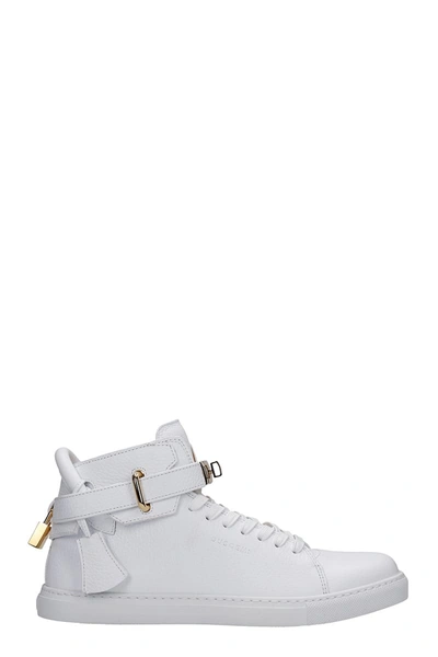 Shop Buscemi 100 Mm Sneakers In White Leather