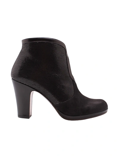 Shop Chie Mihara Cesna Leather Boot In Ante Negro Palais Negro