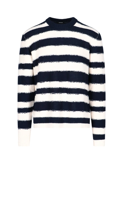 Shop Diesel Sweater In Blue