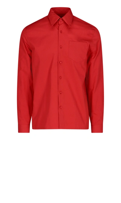 Shop Prada Shirt In Red