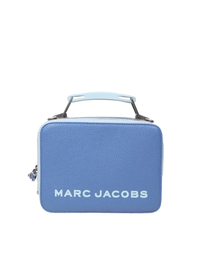 Shop Marc Jacobs The Tricolor Textured Box In Leather In Blue