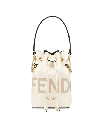 Shop Fendi Mon Tresor Embossed In E White Ice Gold Soft