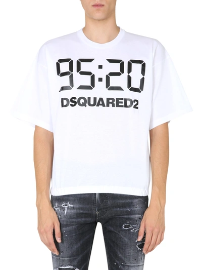 Shop Dsquared2 Crew Neck T-shirt In White