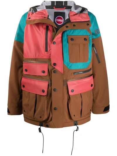 Shop White Mountaineering X Colmar Age Field Jacket In Brown