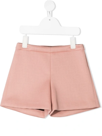 Shop Fendi Ff Motif Shorts In Pink