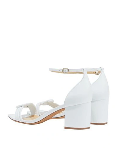 Shop Alexandre Birman Sandals In White