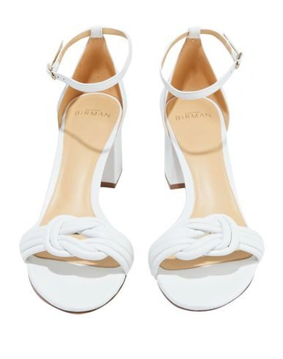 Shop Alexandre Birman Sandals In White
