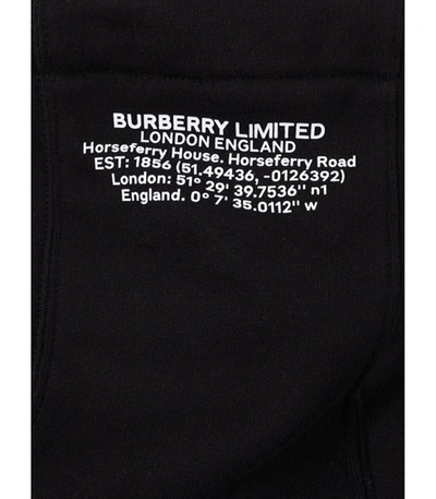 Shop Burberry Relaxed-fit Hoodie Black