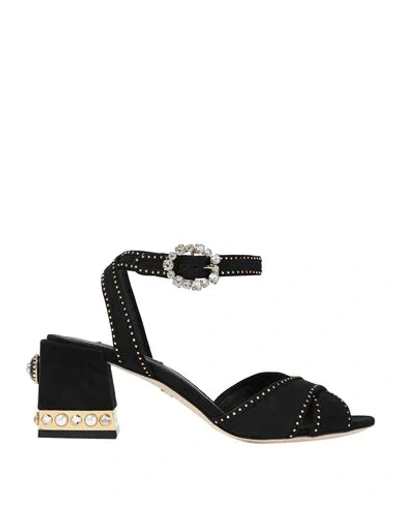 Shop Dolce & Gabbana Sandals In Black