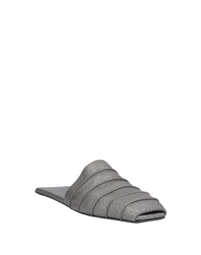 Shop Rick Owens Sandals In Lead