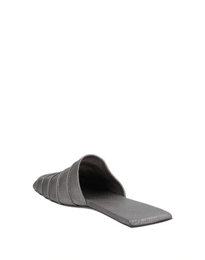 Shop Rick Owens Sandals In Lead