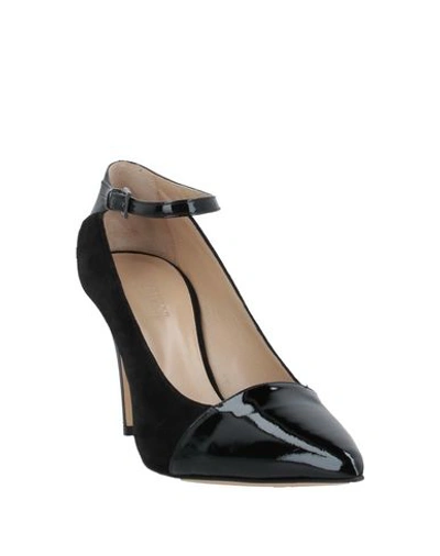 Shop Armani Collezioni Pump In Black