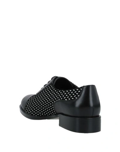 Shop Armani Collezioni Lace-up Shoes In Black