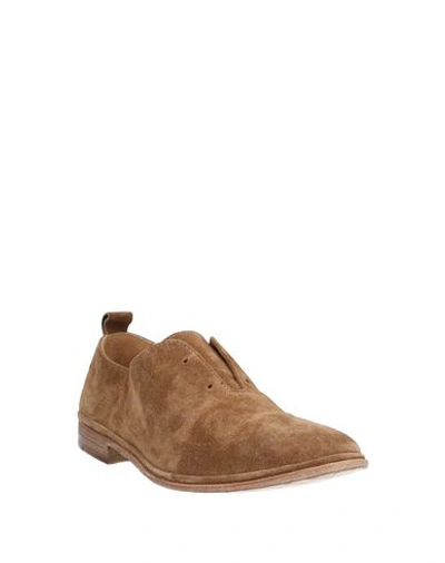 Shop Elia Maurizi Laced Shoes In Camel