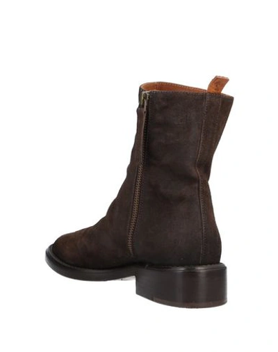 Shop Elia Maurizi Ankle Boot In Dark Brown