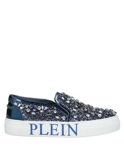 Shop Philipp Plein Sneakers In Blue