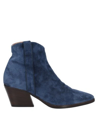 Shop Antonio Maurizi Ankle Boot In Blue