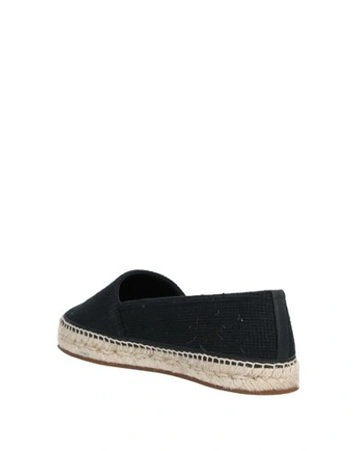 Shop Burberry Espadrilles In Black