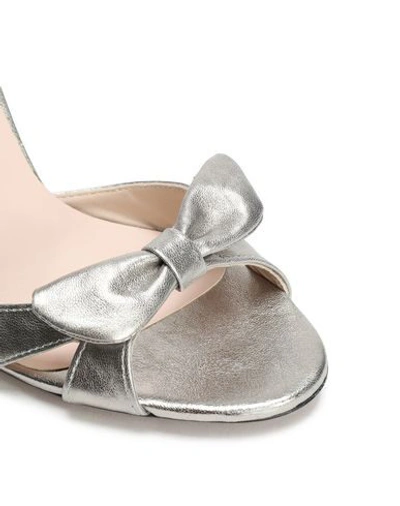 Shop Alexa Chung Sandals In Silver