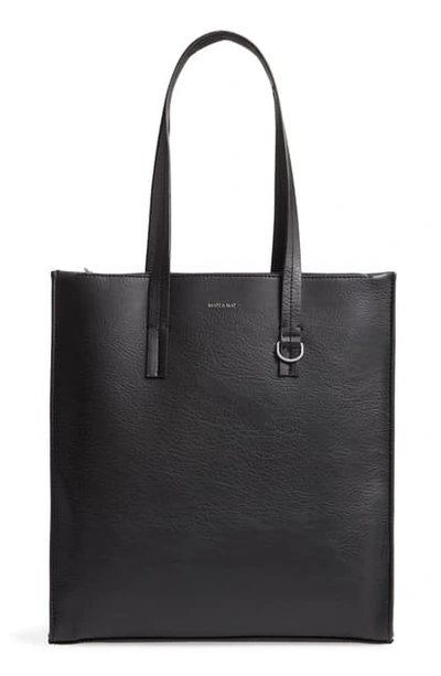 Shop Matt & Nat Canci Faux Leather Tote In Chai