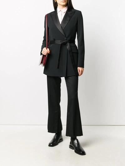 Shop Paul Smith Belted Jacket In Black