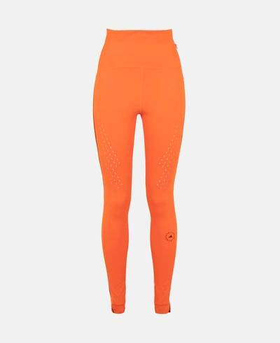 Shop Stella Mccartney Orange Truepurpose Training Tights