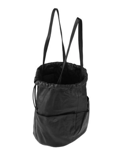 Shop Yohji Yamamoto Shoulder Bag In Black