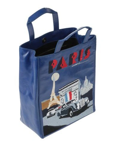 Shop Alessandro Enriquez Handbag In Blue