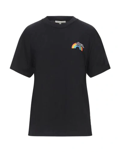 Shop Maje T-shirt In Black