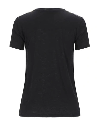 Shop Maje T-shirts In Black