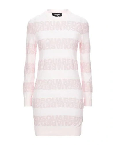 Shop Dsquared2 Woman Sweater Pink Size Xs Wool, Polyester, Polyamide