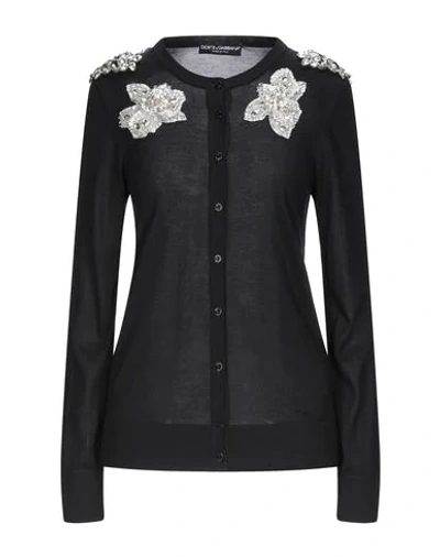 Shop Dolce & Gabbana Cardigans In Black
