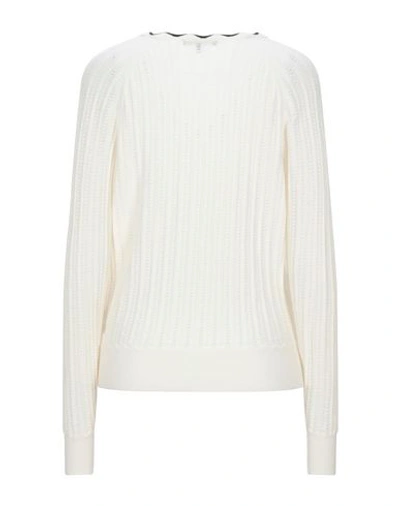 Shop Maje Sweaters In Ivory