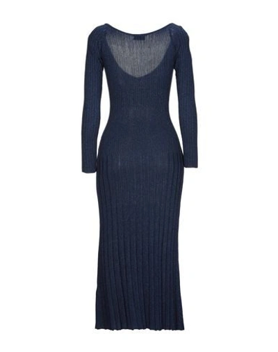 Elisabetta Franchi Midi Dresses In Blue