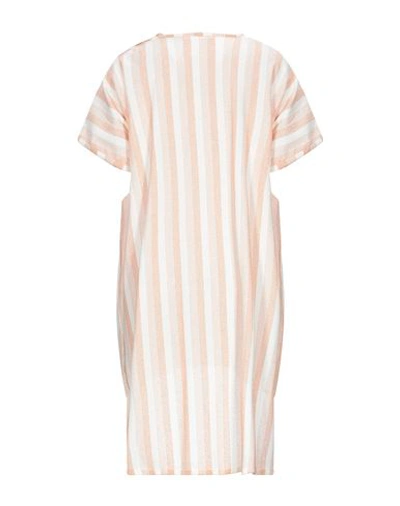 Shop Jil Sander Woman Mini Dress Blush Size 0 Cotton, Polyester In Pink
