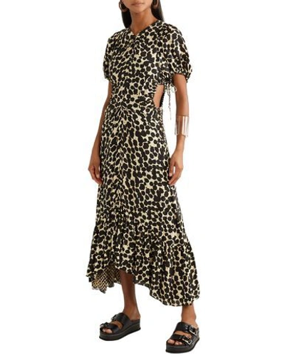 Shop Proenza Schouler 3/4 Length Dresses In Light Yellow