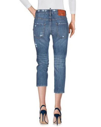 Dsquared2 Denim Cropped In Blue