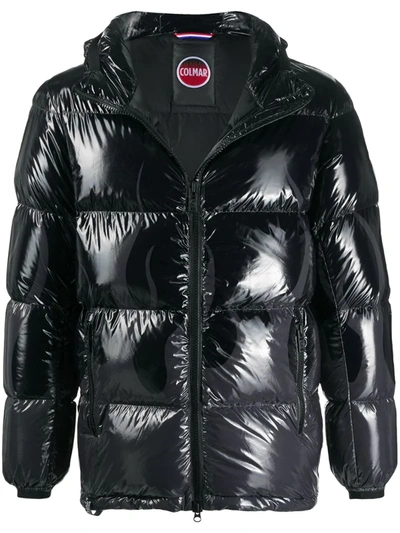 Shop Colmar X Vision Of Super Down Jacket In Black