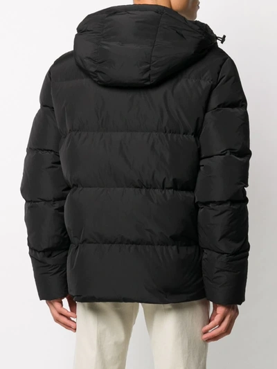 Shop Dsquared2 Logo Padded Jacket In Black