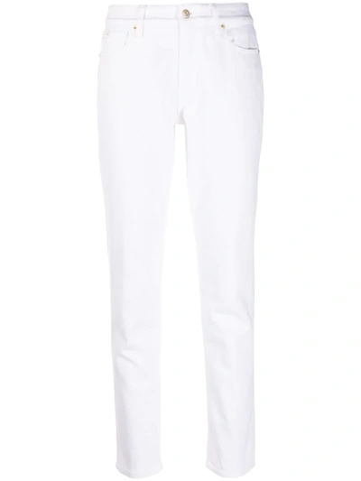 Polo Ralph Lauren Slim-fit High Rise Jeans In White
