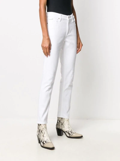 Polo Ralph Lauren Slim-fit High Rise Jeans In White