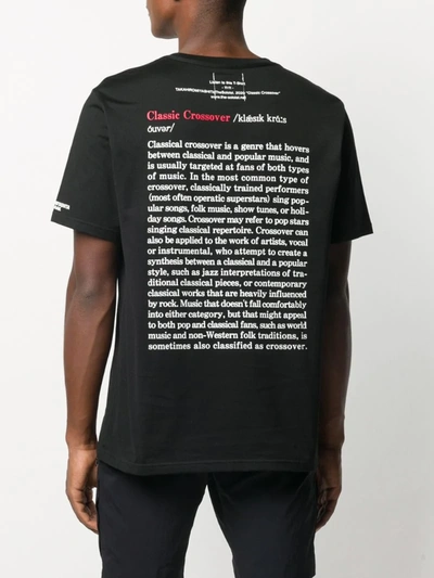 Shop Takahiromiyashita The Soloist Slogan Print T-shirt In Black