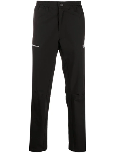 Shop White Mountaineering X Colmar Age Straight-leg Trousers In Black