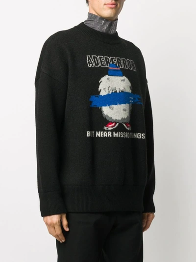 Shop Ader Error Snowball Wool Jumper In Black