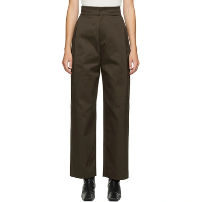 Shop Amomento Brown Martin Trousers