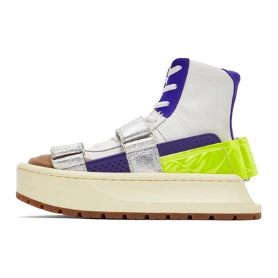 Shop Sankuanz White Chunky Protector Sneakers In Biege