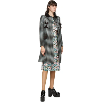 Shop Marc Jacobs Black & Blue Sunday Best Coat